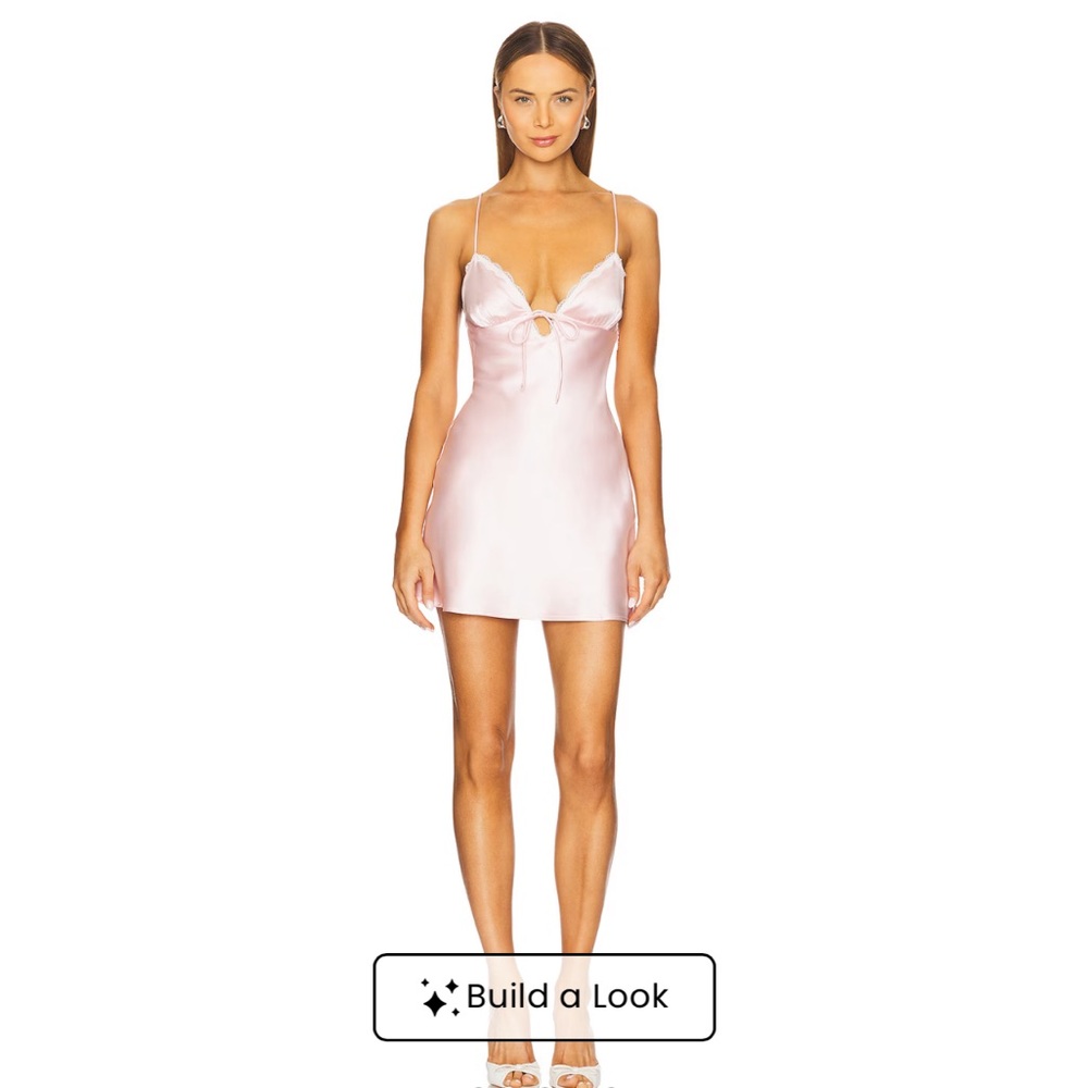 NWT Revolve More to Come Nadya baby pink dress XXS